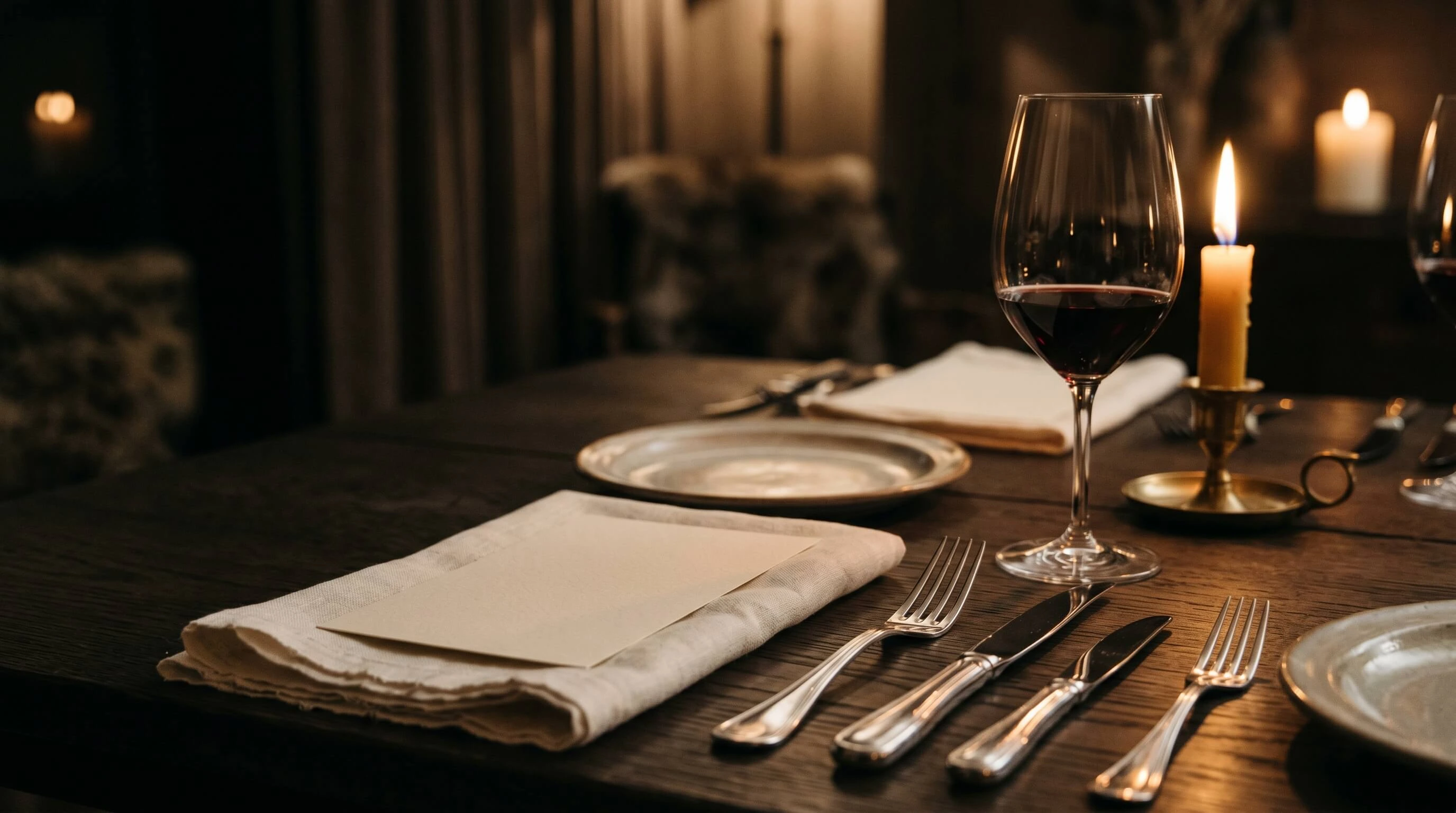 Culinary detail showing the care of private dining